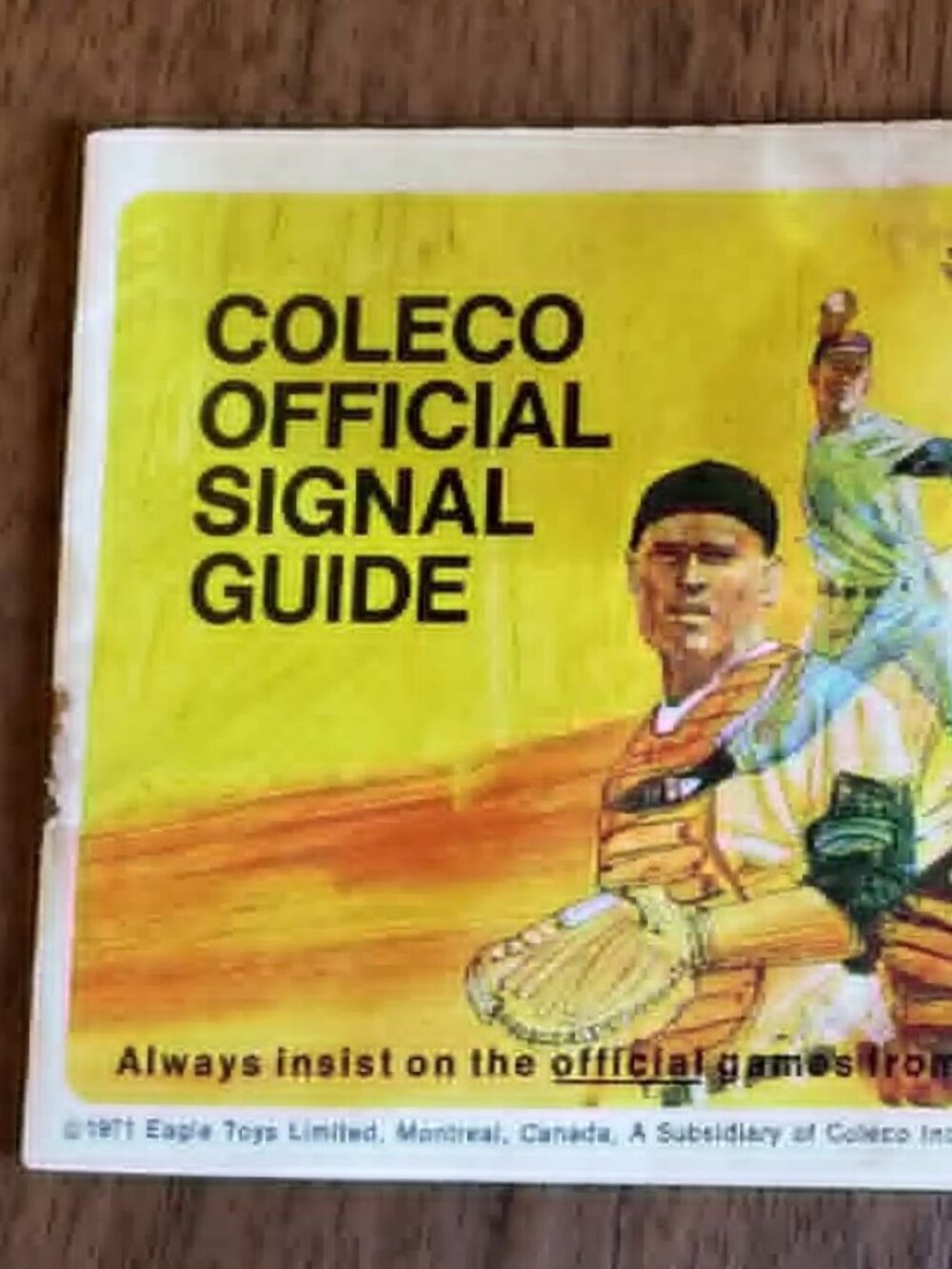 Vintage Coleco Official Signal Guide © 1971